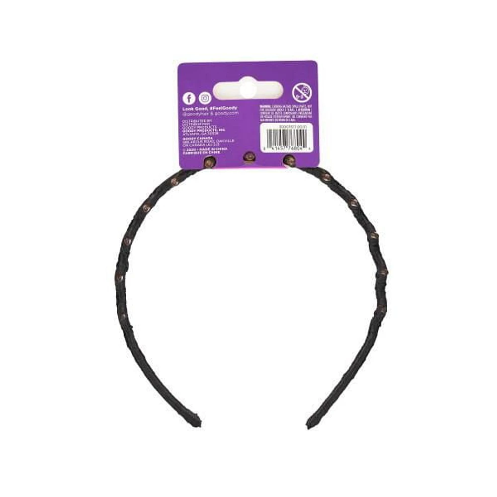 Goody Color - Bandeau enrubanné - Noir - 1Ct Bandeau Goody