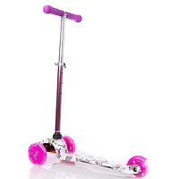 Rugged Racers Kids Scooter With Unicorn Print Design, 3 wheels, adjustable height