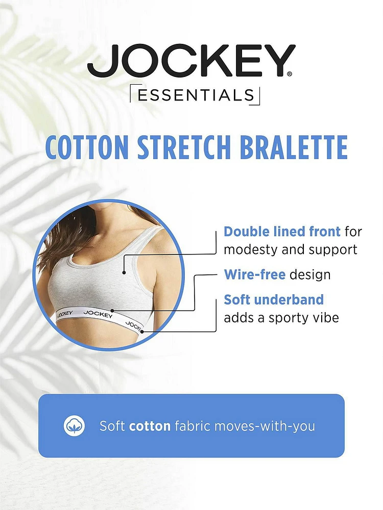 Bralette en coton extensible de Jockey Bralette en coton extensible