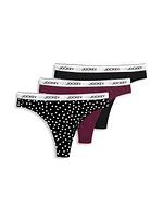 Jockey® Essentials Women's Cotton Stretch Thong - 3 pack, Cotton Stretch Thong