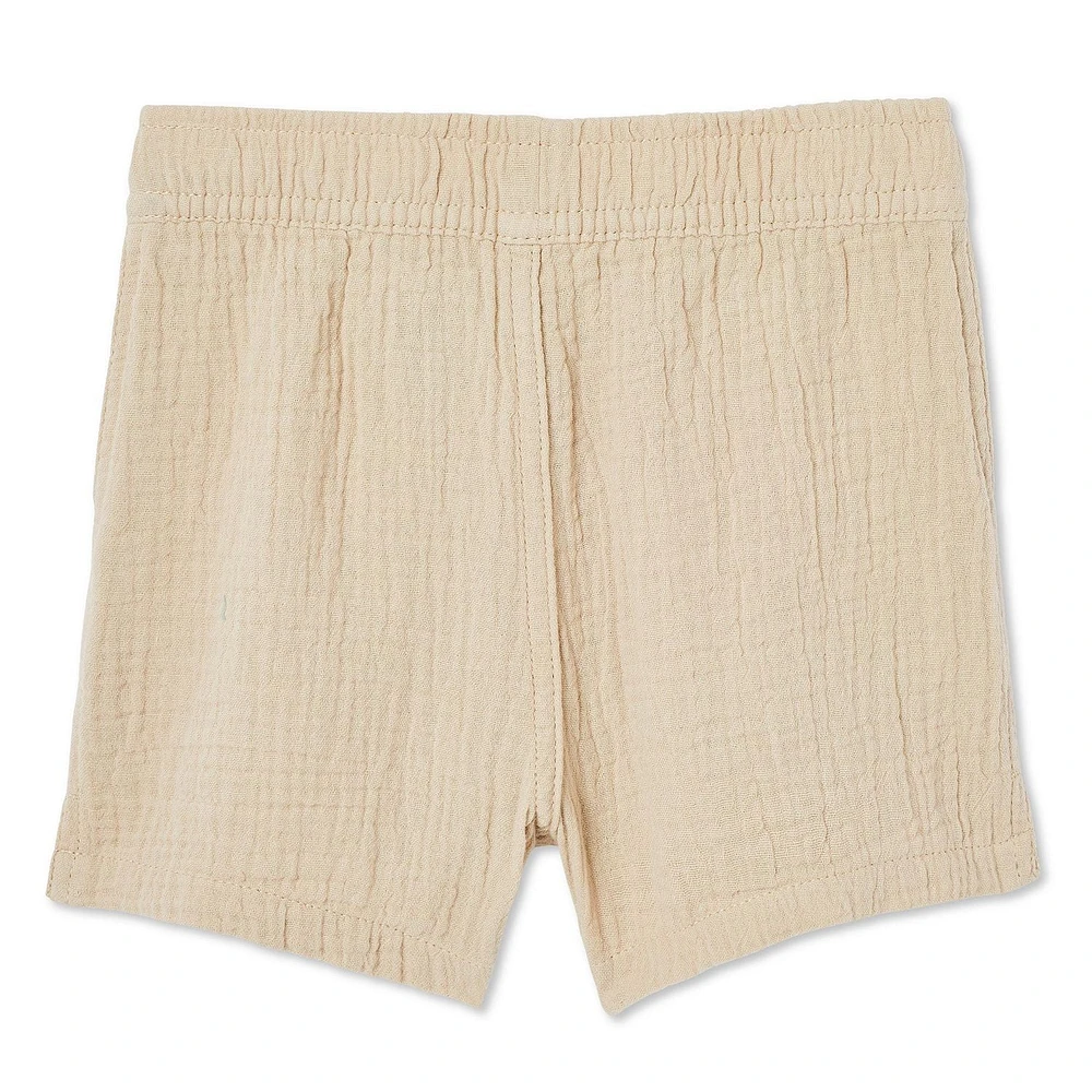 Short chiffonné George pour bébés garçons Tailles 0-24 mois
