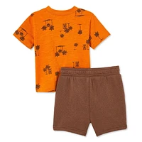 Ensemble 2 pièces avec haut henley George pour bébés garçons