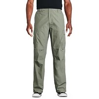 Pantalon cargo en twill George pour hommes Tailles P-2XL