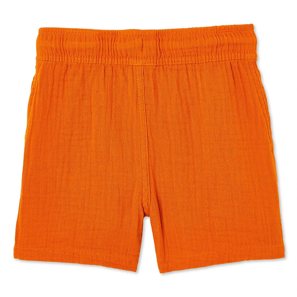 Short chiffonné George pour petits garçons