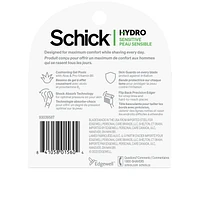 Schick Hydro Sensitive Skin Men’s Razor Refills, 4 Razor Refills