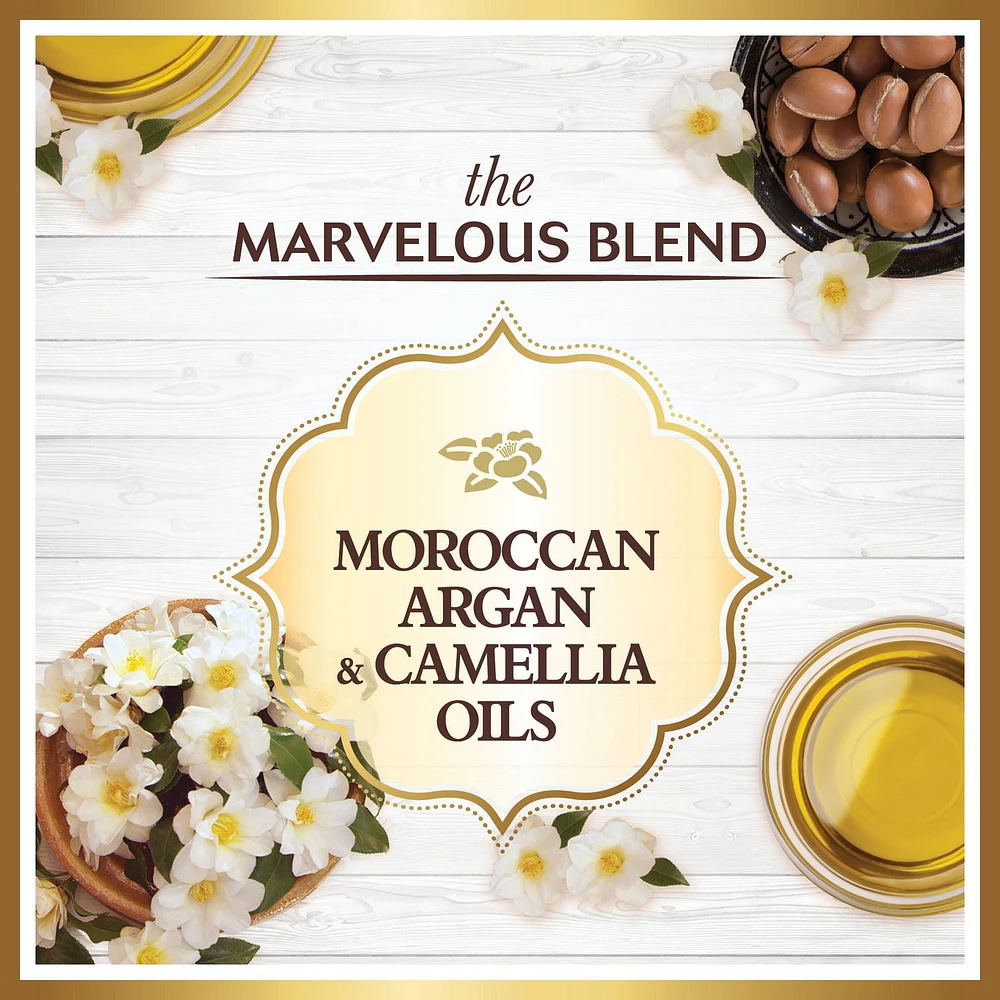 Garnier Whole Blends Shampooing Merveilleux aux Huiles d'Argan et de Camélia du Maroc, Sans Paraben, 370 ml 370 ml