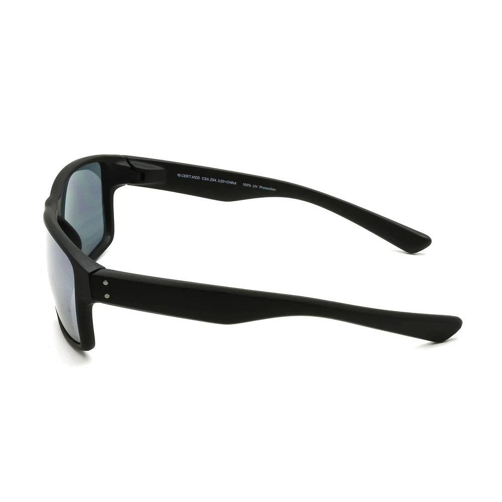 Holmes Workwear Black Square Sunglasses