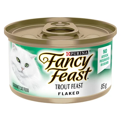 Fancy Feast Flaked Trout Feast, Wet Cat Food 85g, 85g