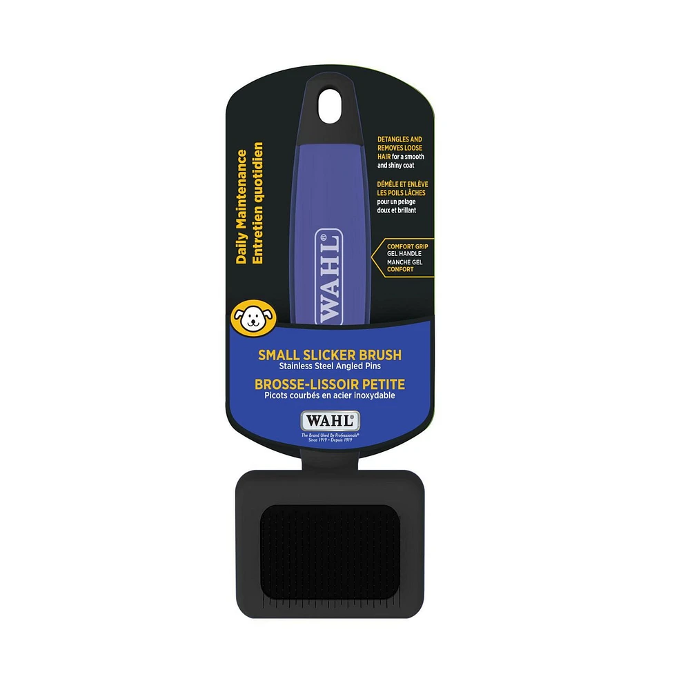 Wahl Dog Slicker Brush - Small, Detangles & removes loose