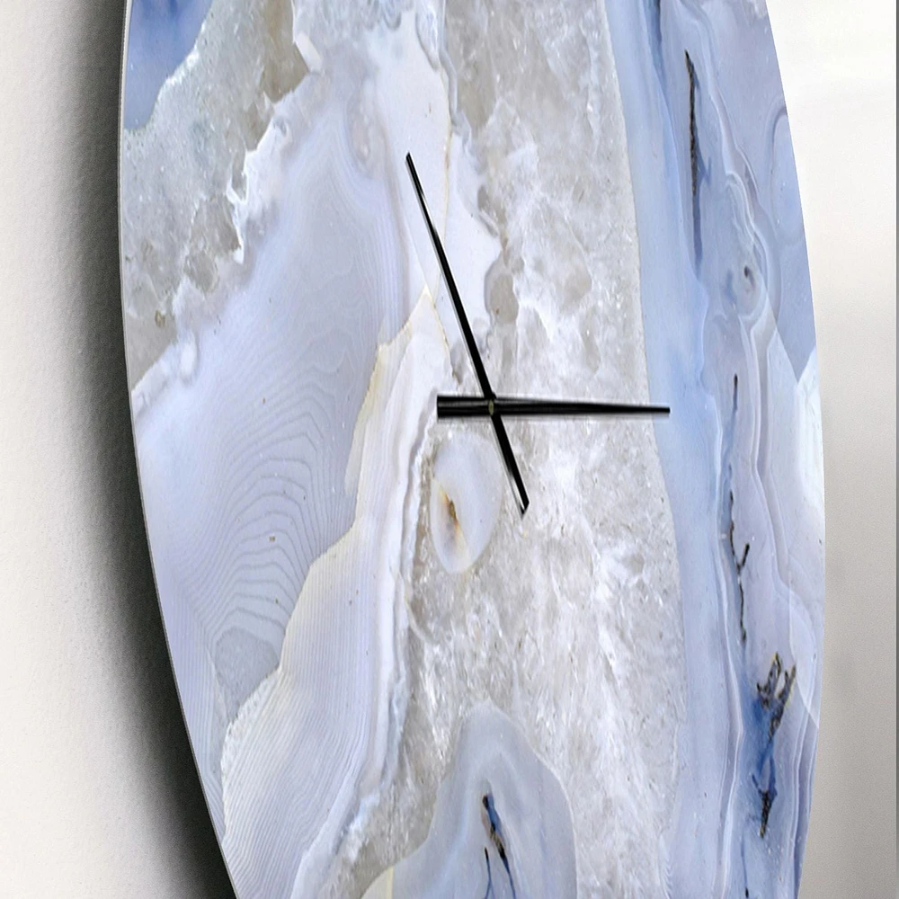 Designart 'Agate Stone  ' Modern wall clock