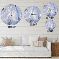 Designart 'Agate Stone  ' Modern wall clock