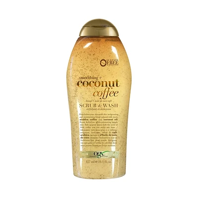 OGX Coconut Coffee Body Scrub & Wash, 577ml