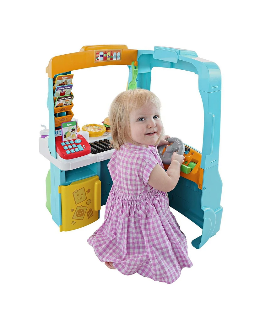 Fisher-Price Laugh & Learn Servin' up Fun Food Truck-English Version