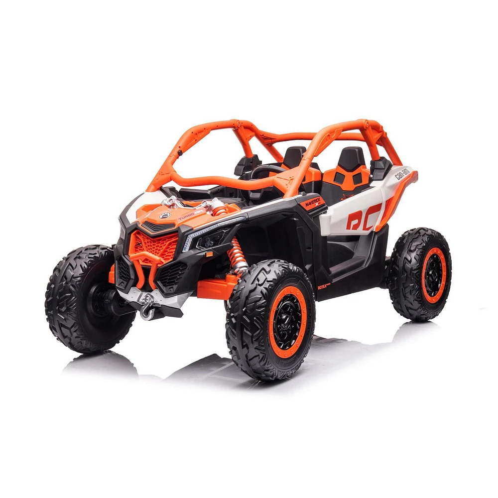 KidsVIP 24V Can-Am Maverick 4x4 Ride-On UTV Kids 2-Seater Electric Dual 24V Off-road Buggy