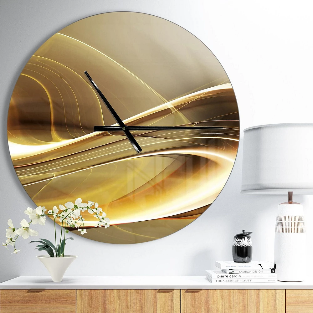 Designart 'Elegant Modern Sofa ' Modern wall clock