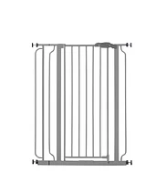 Regalo Extra Tall Baby  Gate Silver