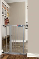 Regalo Extra Tall Baby  Gate Silver