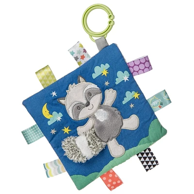 Mary Meyer - Bébé Taggies Crinkle Me - Jouet apaisant, sensoriel, papier froissé et couineur, poussette et siège d'auto - Raton laveur Harley
