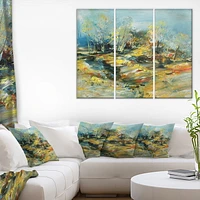 Design Art Abstract Landscape Canvas Print