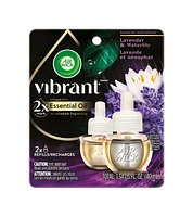 AIR WICK® SCENTED OIL - Refill - 0+2 Vibrant™ Lavender & Waterlily 6/(2x20) mL, 2 Refills