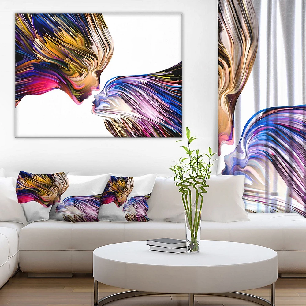 Design Art Metaphorical Mind Painting Canvas Print