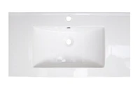 American Imaginations 37.25-in. W 18-in. D Modern Wall Mount Plywood-Melamine Vanity Base Set Only In White AI-23928