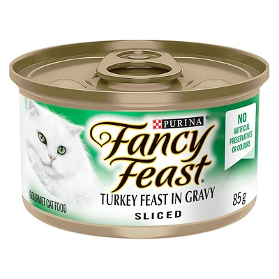 Fancy Feast Sliced Turkey, Wet Cat Food 85g, 85g