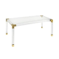 ACRYLIC DINING TABLE , luxury and high quality dining table.<br>29.5"H x 72"W x 36"D