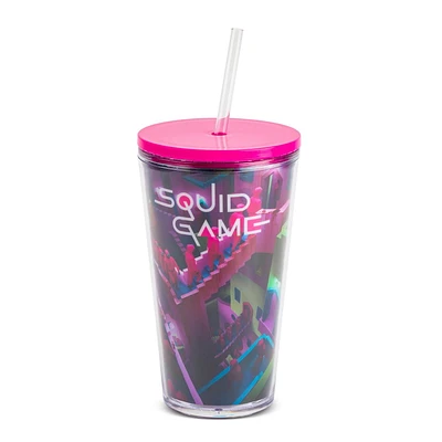 Squid Games Double Walled Drinking Tumbler, 16 fl oz