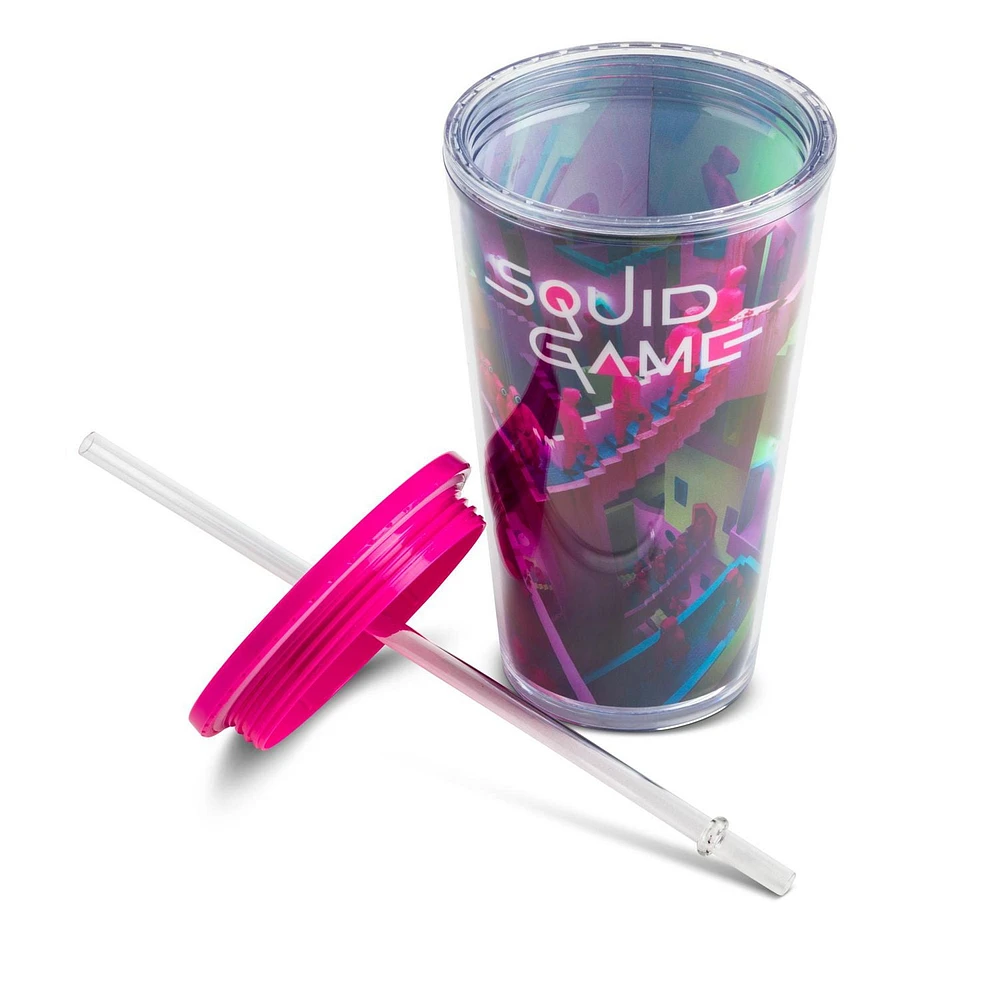 Squid Games Double Walled Drinking Tumbler, 16 fl oz