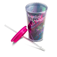 Squid Games Double Walled Drinking Tumbler, 16 fl oz