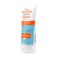 Neutrogena Oil-Free Acne Stress Control Power-Cream Wash, Green Tea, Cucumber, Acne Treatment, Soft Skin, Clear Skin, 177 mL