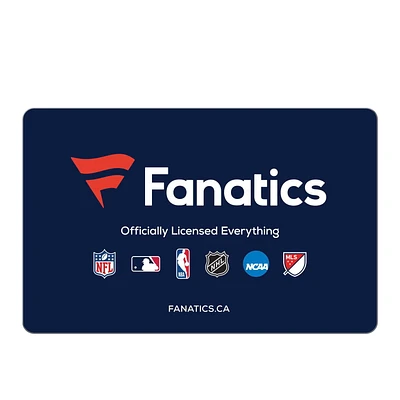 Fanatics $50 eGift Card (Email Delivery)
