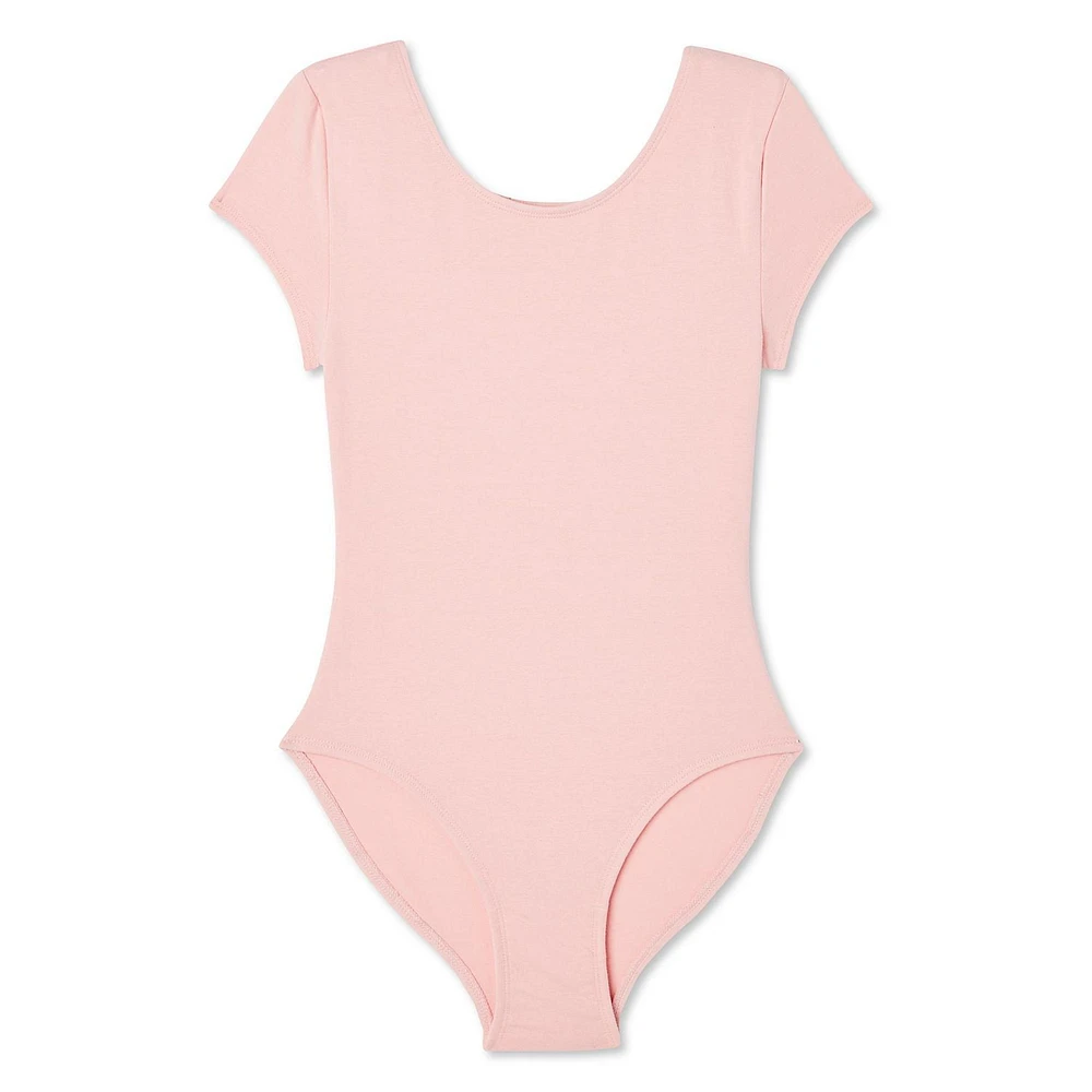 George Girls' Short Sleeve Leotard Dance Bodysuit, Sizes XS-XL