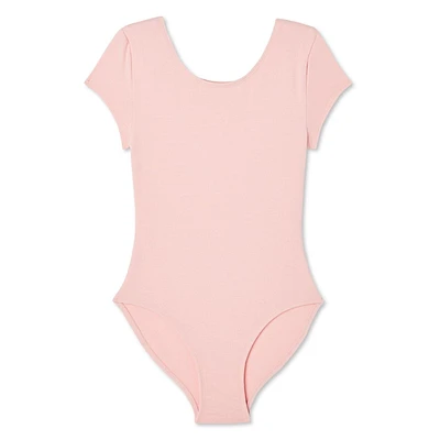 George Girls' Short Sleeve Leotard Dance Bodysuit, Sizes XS-XL