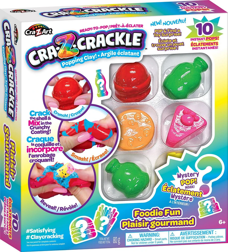 Cra-Z-Crackle, Ready To Pop Foodie Fun, Popping Clay