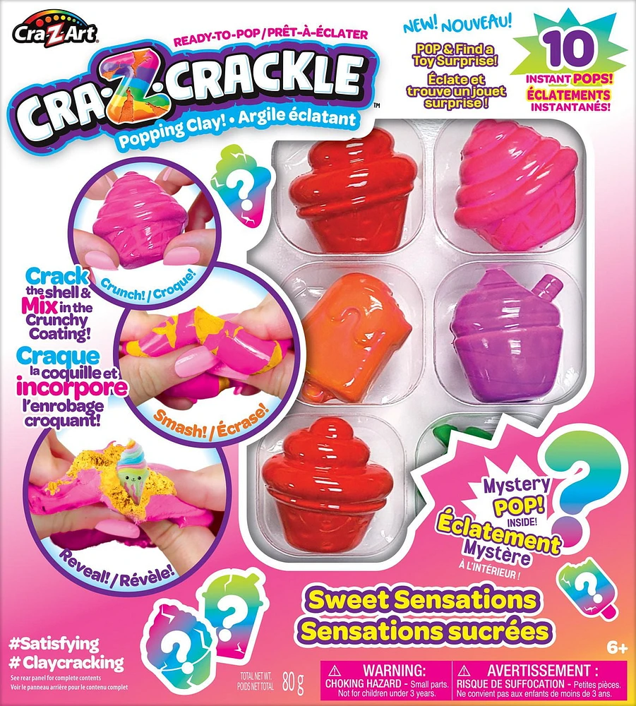 Cra-Z-Crackle, Ready To Pop Sweet Sensations, Popping Clay