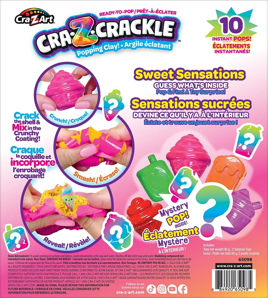 Cra-Z-Crackle, Ready To Pop Sweet Sensations, Popping Clay