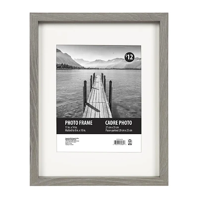 Macintyre Grey Picture Frame, 11"x14"/8"x10"