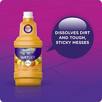 Swiffer WetJet Multi-Purpose Floor and Hardwood Liquid Cleaner Solution Refill, with Febreze Sweet Citrus & Zest, 1.25 L