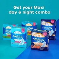 Always Maxi Pads Size 1 Regular Absorbency Unscented without Wings