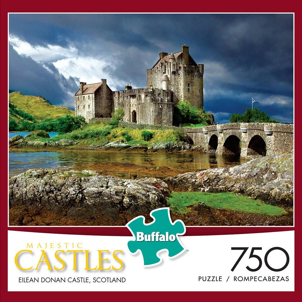 Buffalo Games Majestic Castles Eilean Donan Castle, Scotland 750 Piece Jigsaw Puzzle