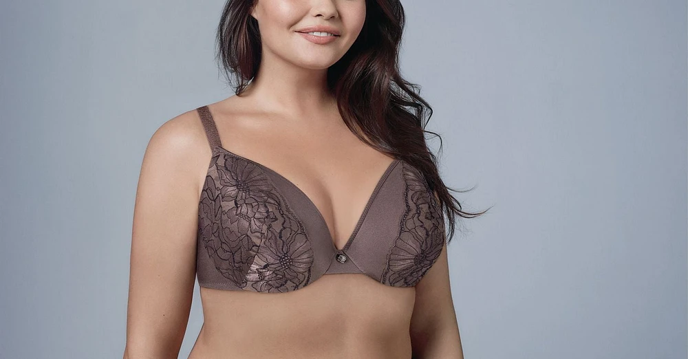 WonderBra  Embellished Plunge Underwire Bra