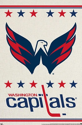 NHL Washington Capitals - Logo 14 Wall Poster, 22.375" x 34"