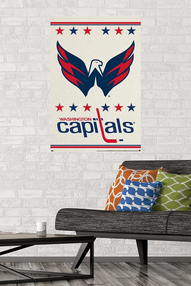 NHL Washington Capitals - Logo 14 Wall Poster, 22.375" x 34"