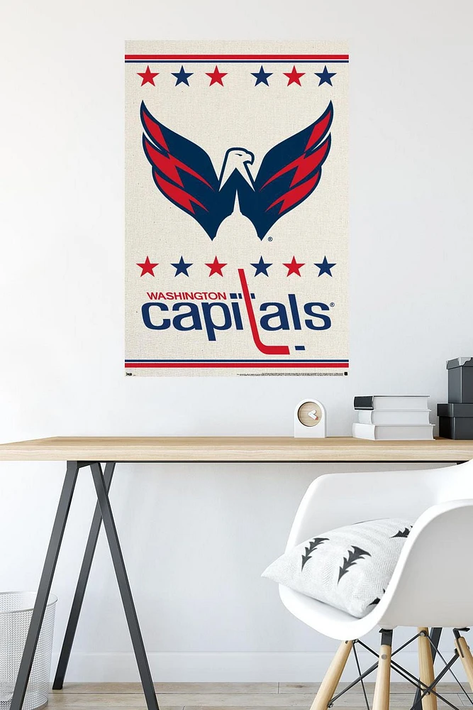 NHL Washington Capitals - Logo 14 Wall Poster, 22.375" x 34"