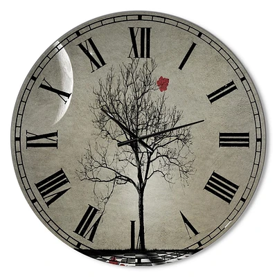 Designart 'Inevitable' Large Cottage Wall Clock