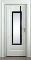 hometrends Over the Door Mirror Black 15.5” x 51.3” x 0.7”