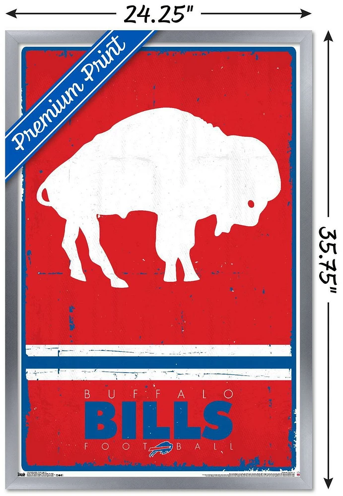 NFL Buffalo Bills - Retro Logo 15 Wall Poster, 22.375" x 34"