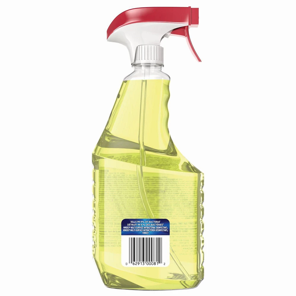 Windex® Disinfectant Cleaner, Multi-surface and Antibacterial, 950mL